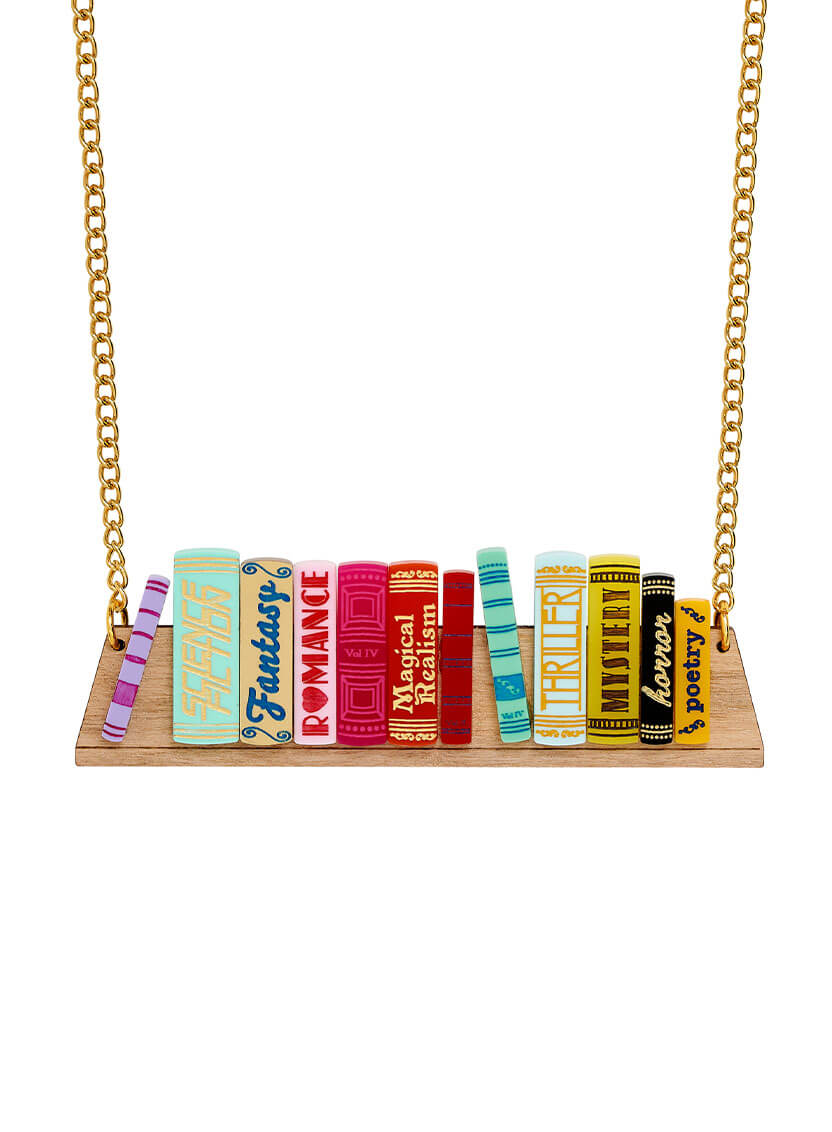 Bookshelf Necklace