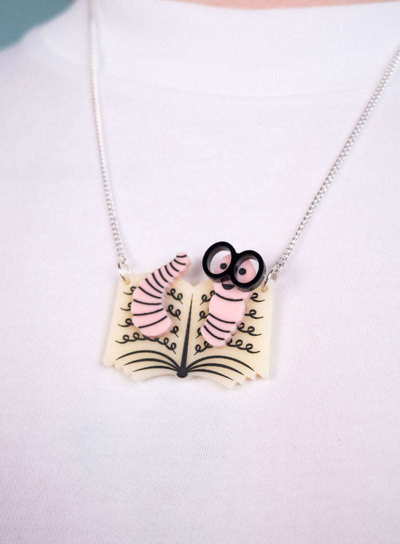 Bookworm Necklace