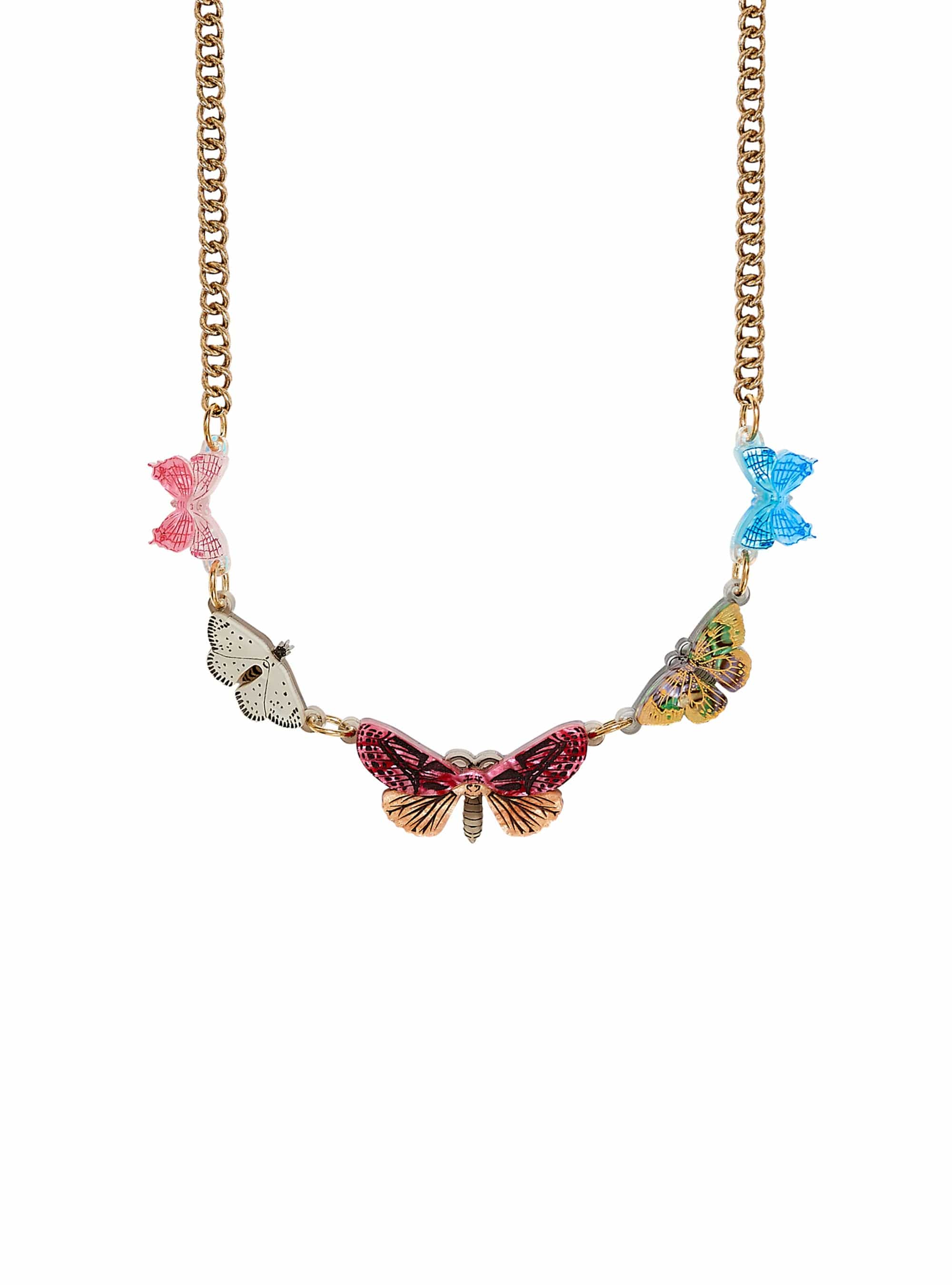 Tatty Devine Butterfly Collector Link Necklace
