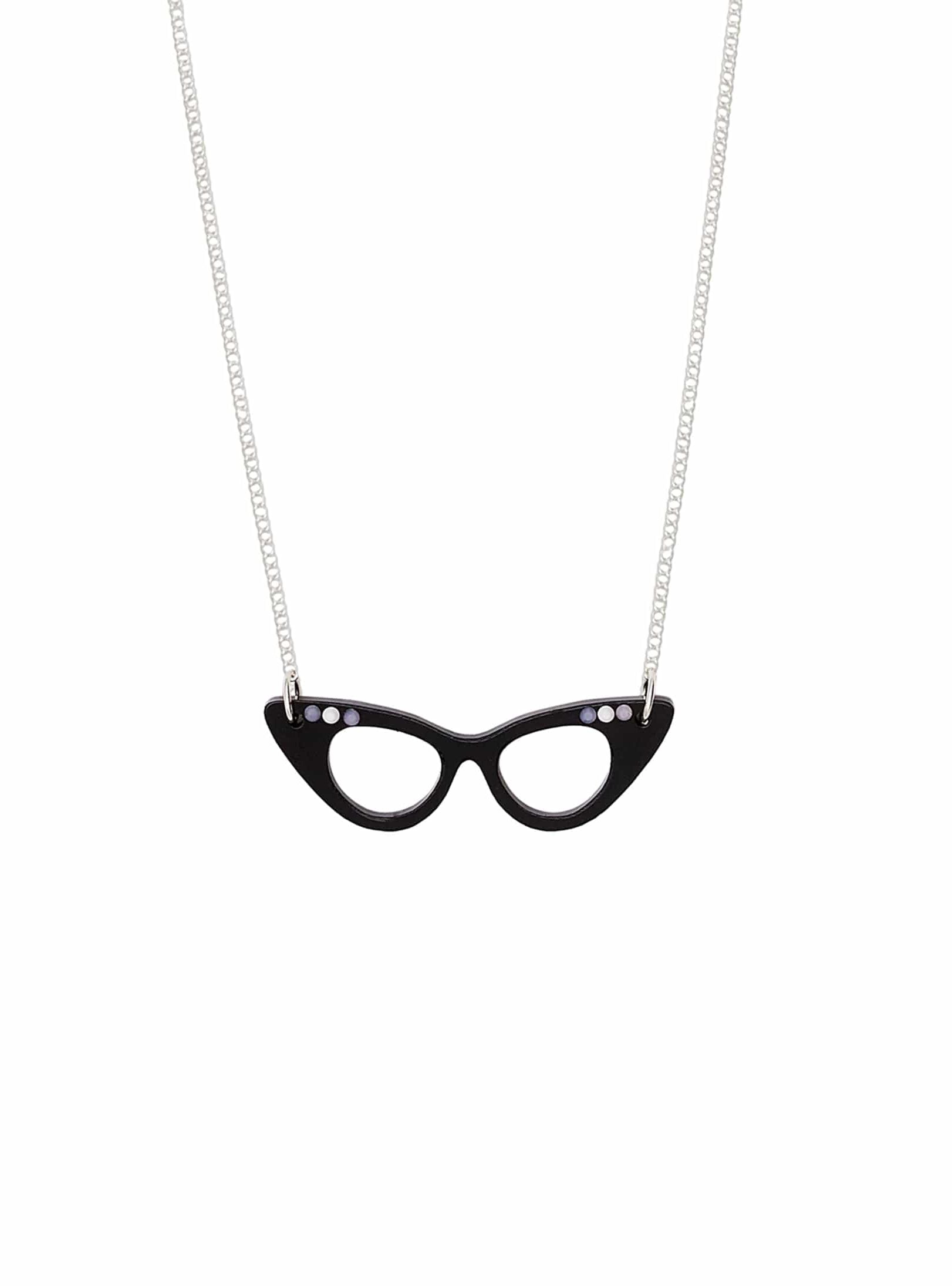 Tatty Devine Cat Eye Glasses Necklace