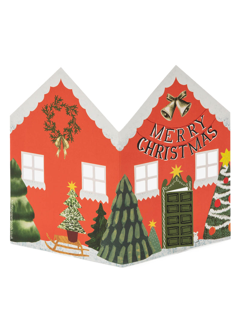 Hadley Christmas House Card