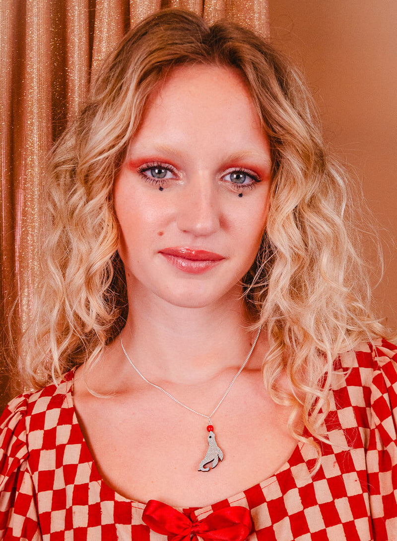 Circus Seal Pendant Necklace