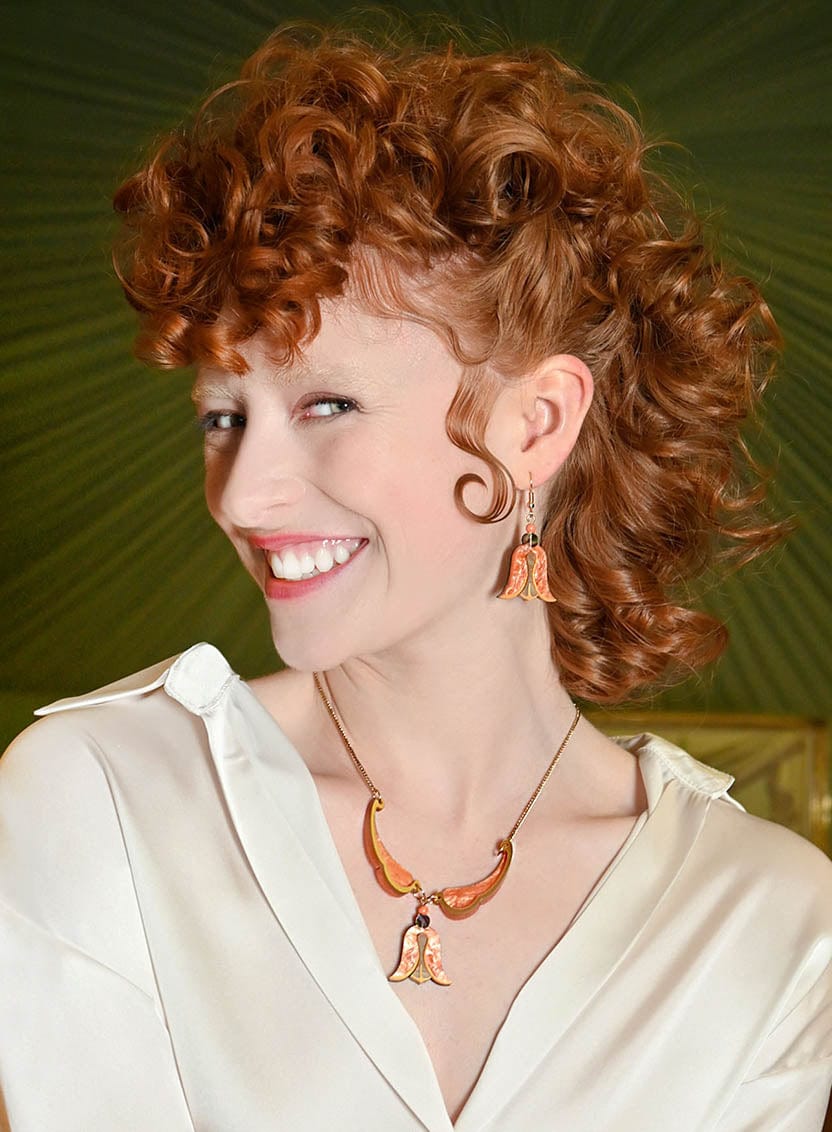 Tatty Devine x Royal Pavilion Crown Imperial Flower Necklace