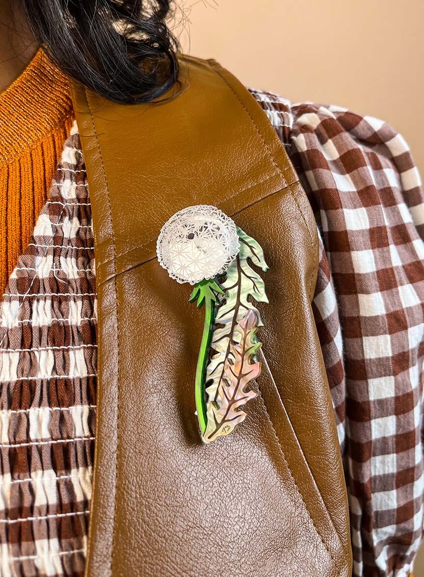Tatty Devine Dandelion Brooch