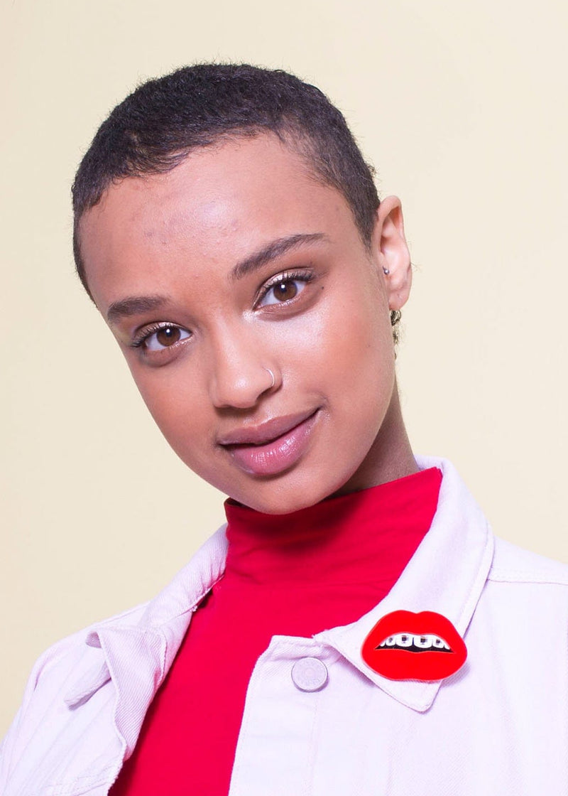 Tatty Devine Dental Bling Brooch