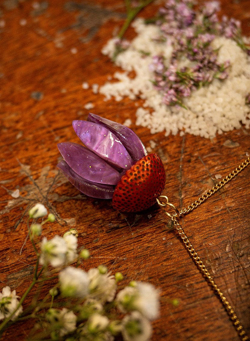 Tatty Devine Echinacea Flower Pendant