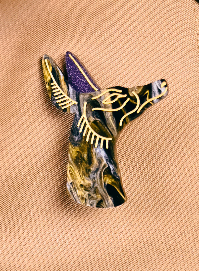 Flying Scarab Beetle Necklace