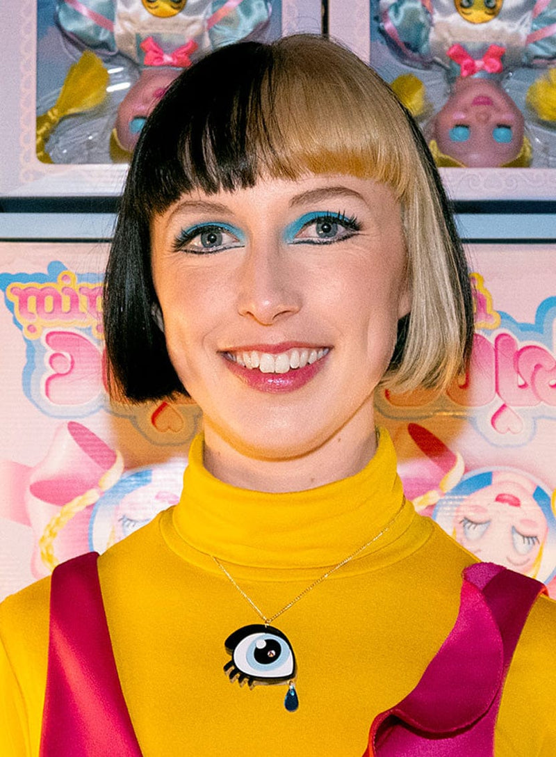 Tatty Devine x Rachel Maclean EYE SAD Necklace