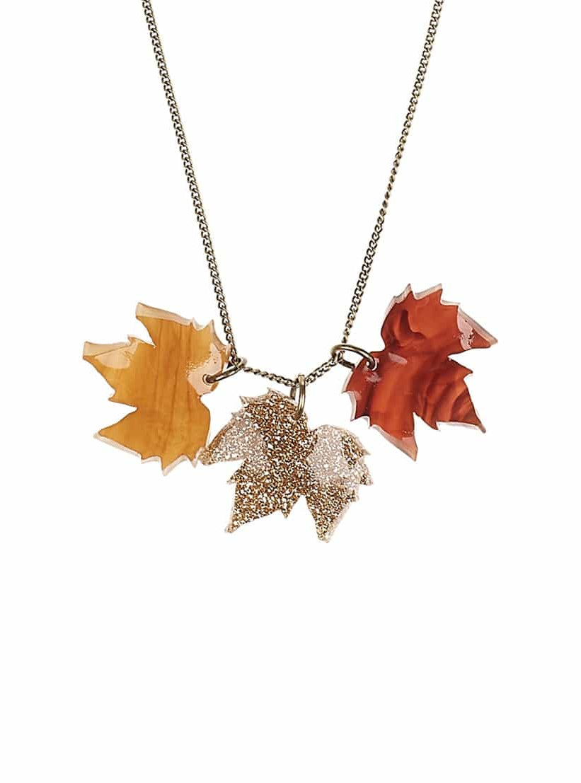 Tatty Devine Fallen Leaves Necklace