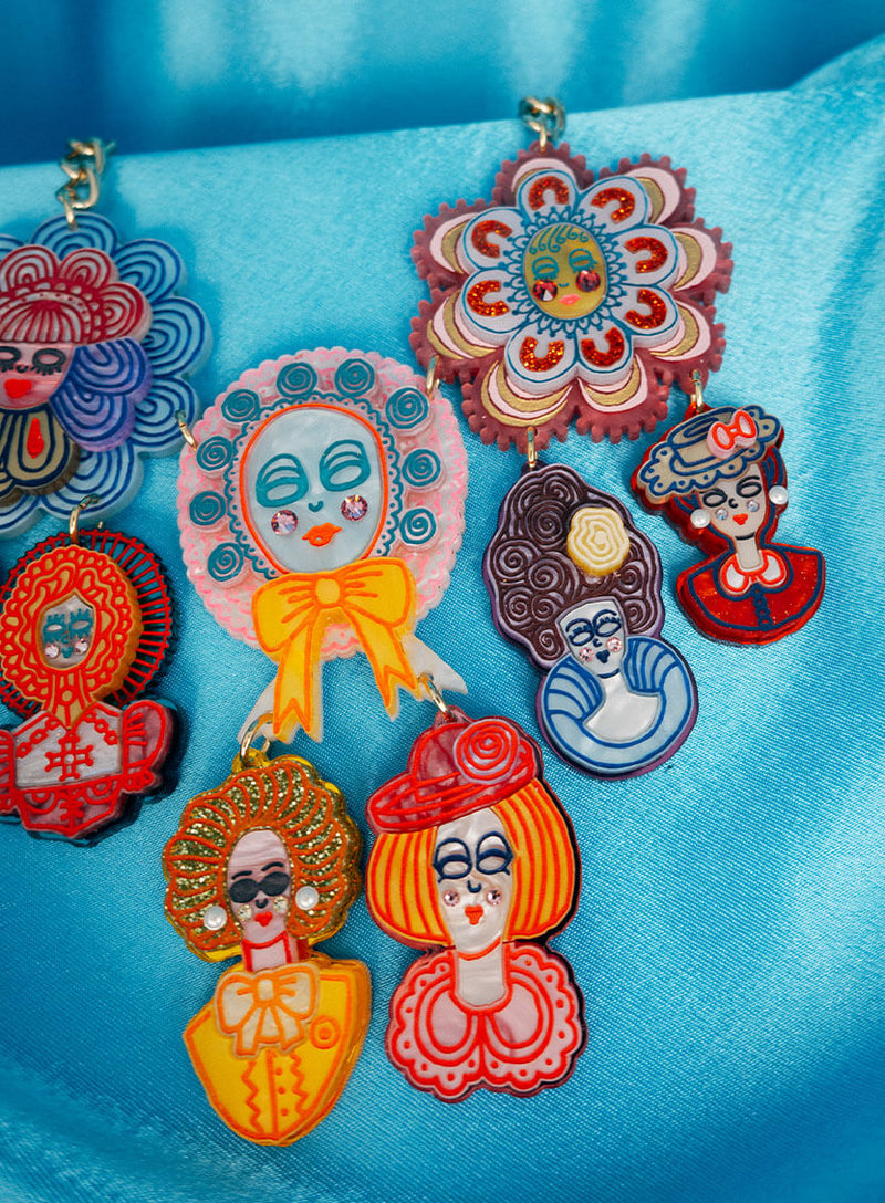 Family Tree Statement Necklace