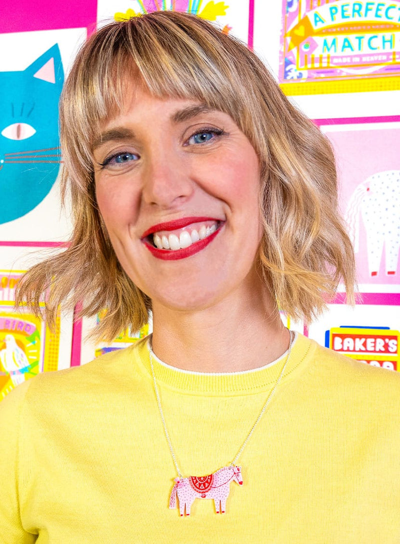 Fancy Horse Necklace The Printed Peanut Louise Lockhart