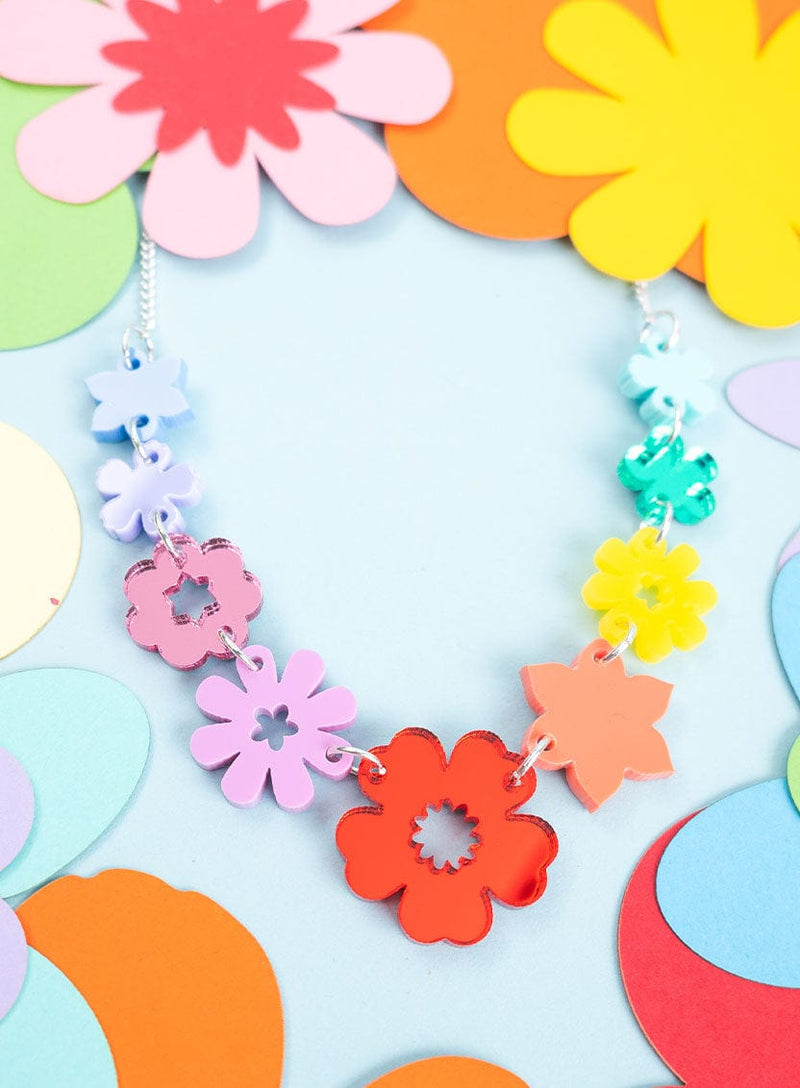 Tatty Devine Festival of Flowers Link Necklace