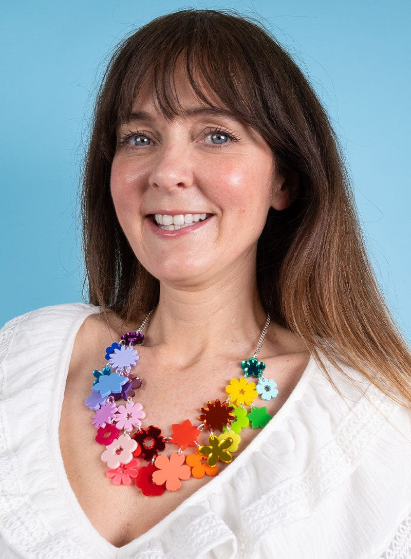 Tatty Devine Festival of Flowers Statement Necklace