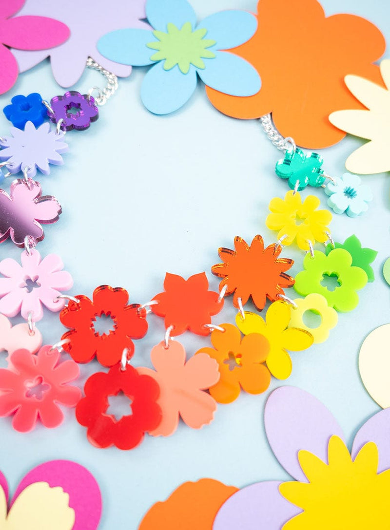 Tatty Devine Festival of Flowers Statement Necklace