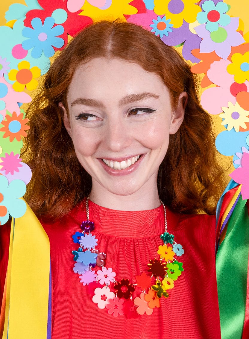 Tatty Devine Festival of Flowers Statement Necklace