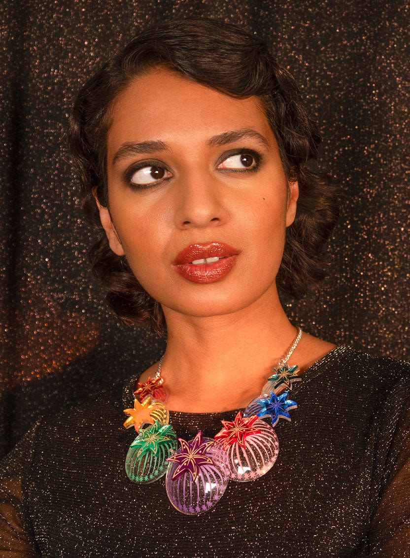 Tatty Devine Firework Illuminations Statement Necklace