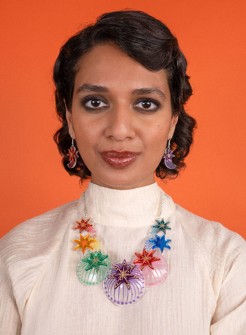 Tatty Devine Firework Illuminations Statement Necklace