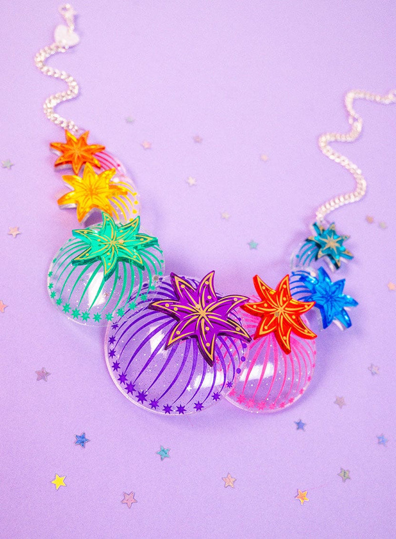 Tatty Devine Firework Illuminations Statement Necklace
