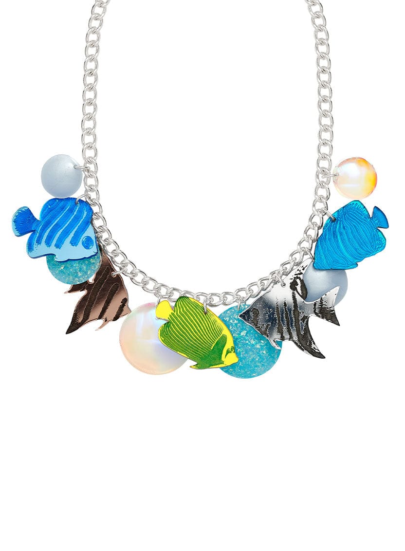 Tropical Fish Tank Statement Necklace Tatty Devine Tatty Devine
