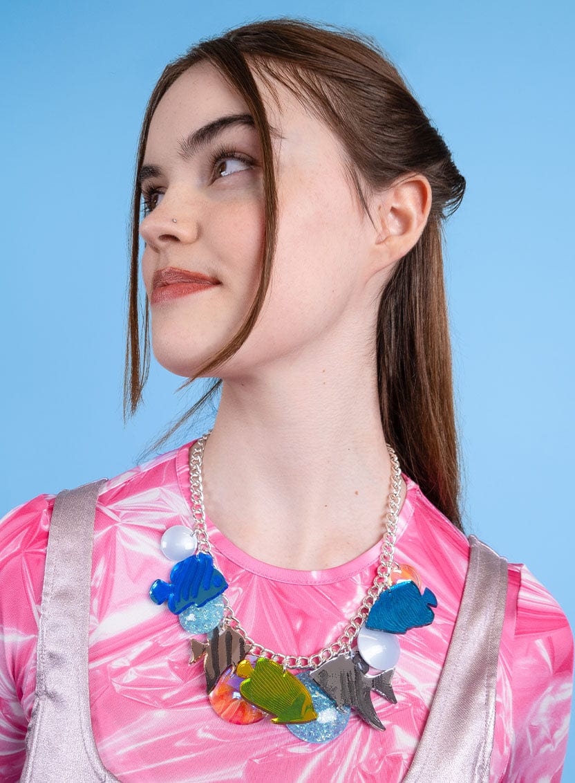Tatty Devine Fish Tank Statement Necklace