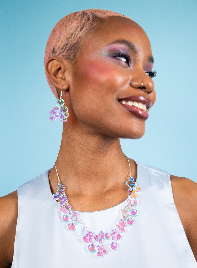 Floating Bubbles Statement Necklace