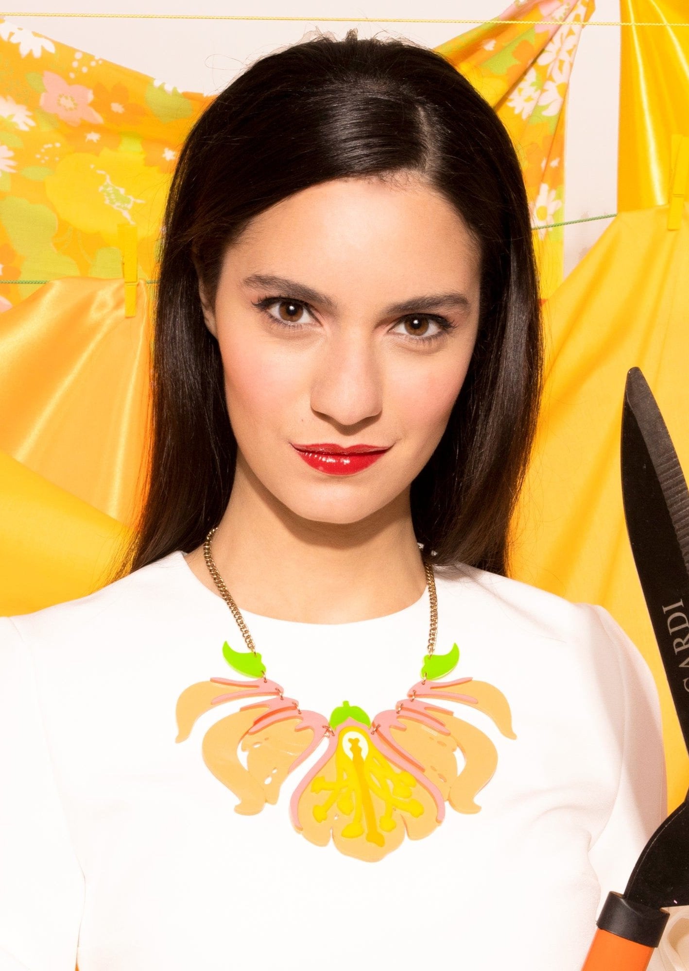 Tatty Devine Flower Cross-Section Necklace