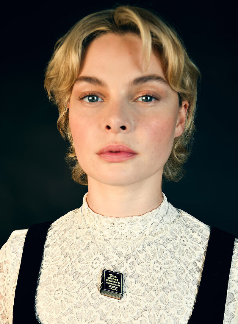 Ghost Hunter's Book Pendant