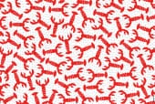 Tatty Devine Gift Wrap - Lobster