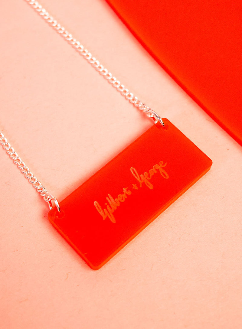 Gilbert and George Fear Necklace