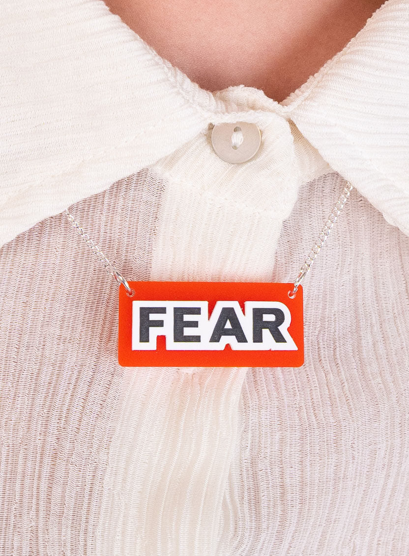 Gilbert and George Fear Necklace