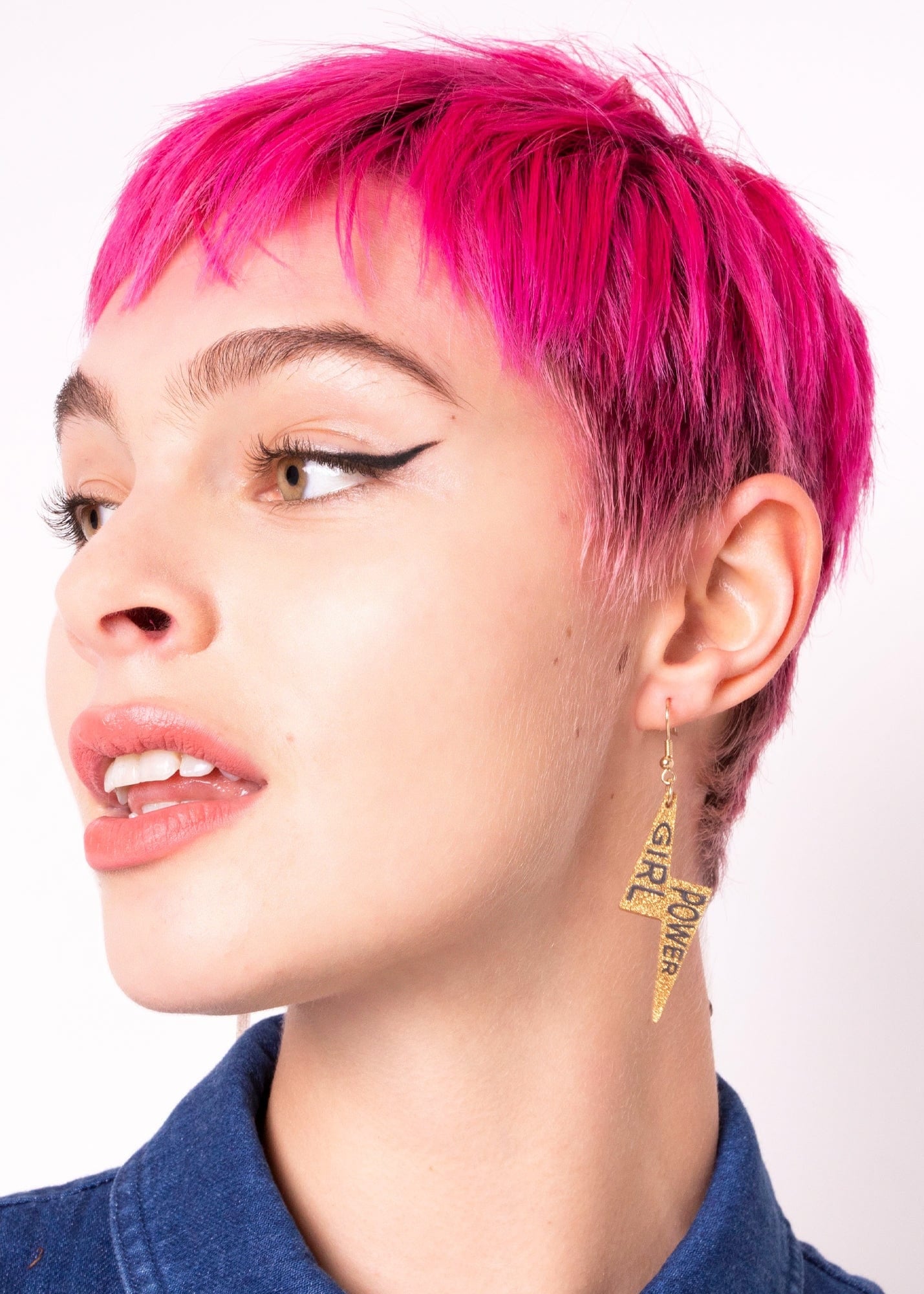 Tatty Devine X Fawcett Society Girl Power Earrings
