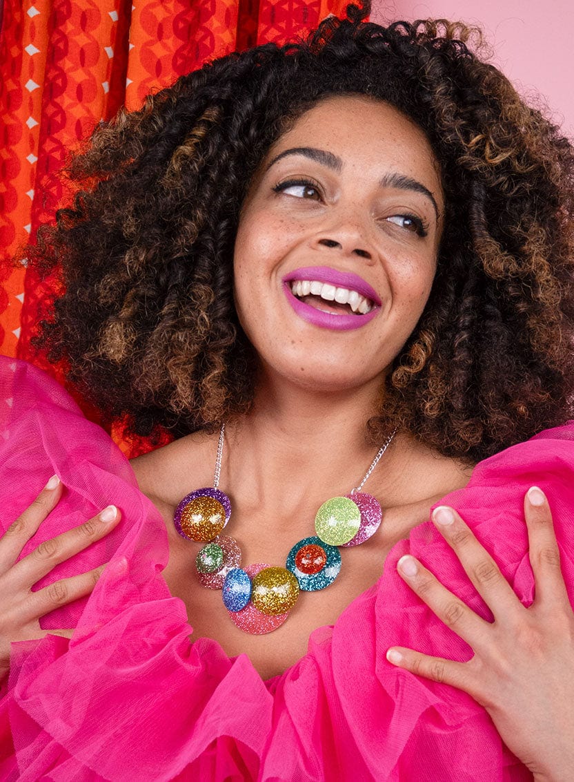 Tatty Devine Glittering Orbs Necklace