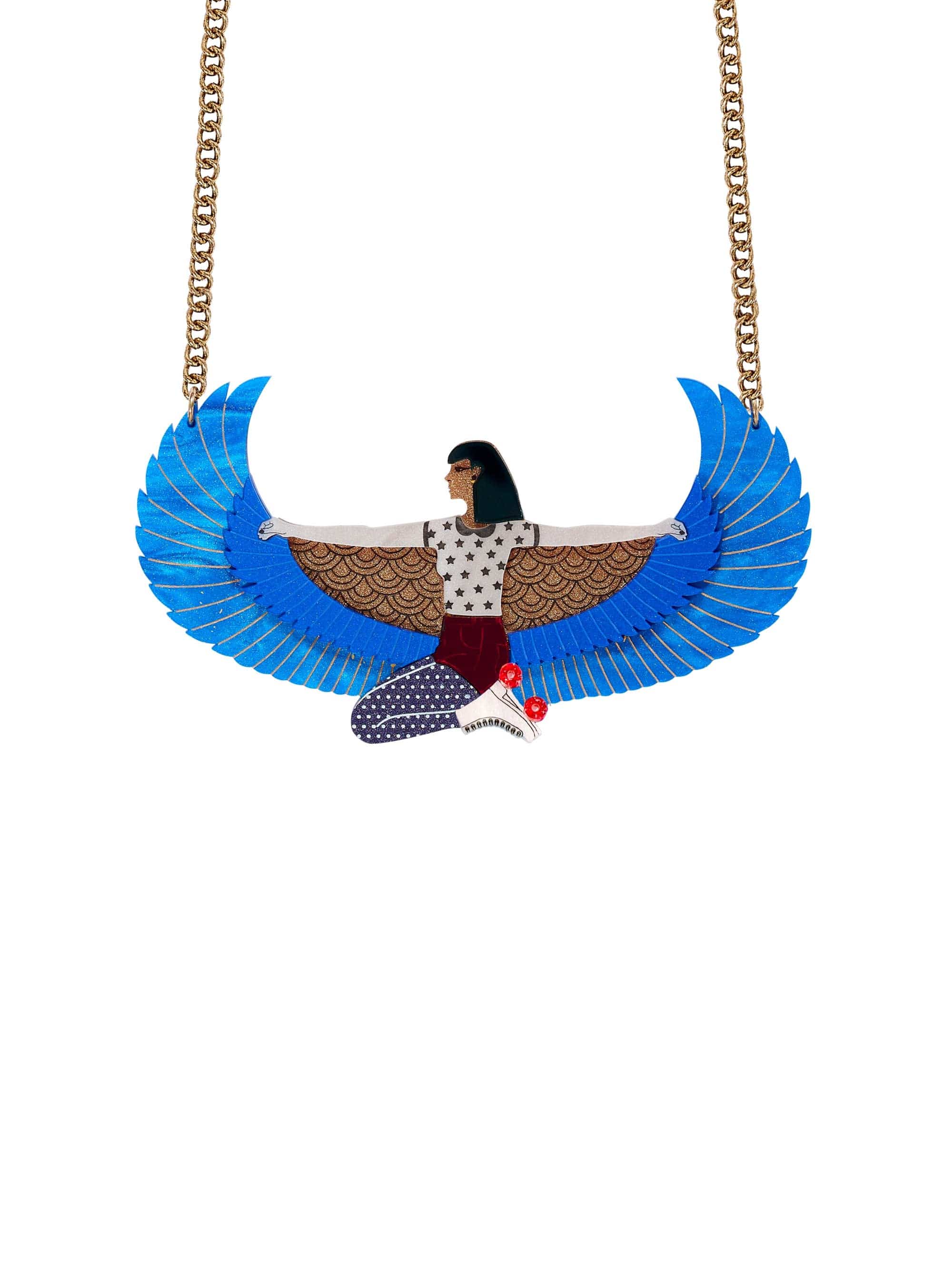 Tatty Devine Goddess on Skates Necklace