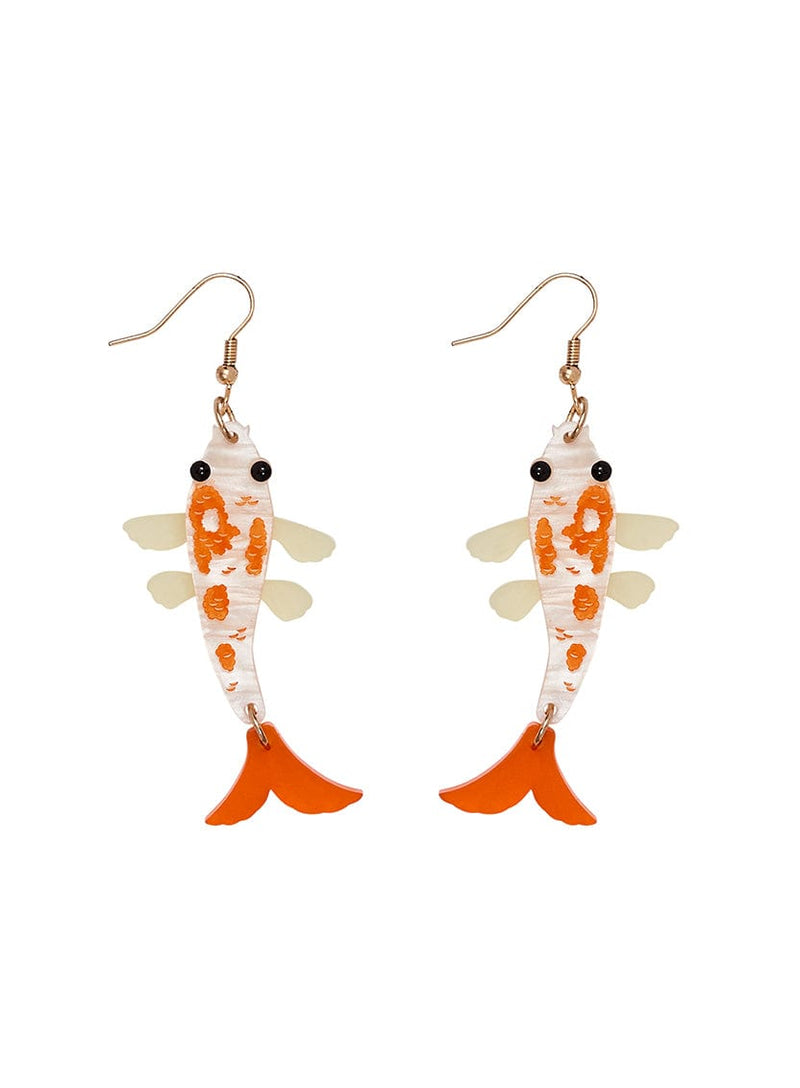 Tatty Devine Goldfish Earrings