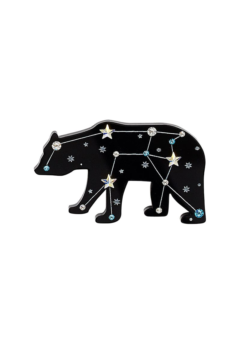 Tatty Devine Great Bear Brooch - Recycled Black - Seconds