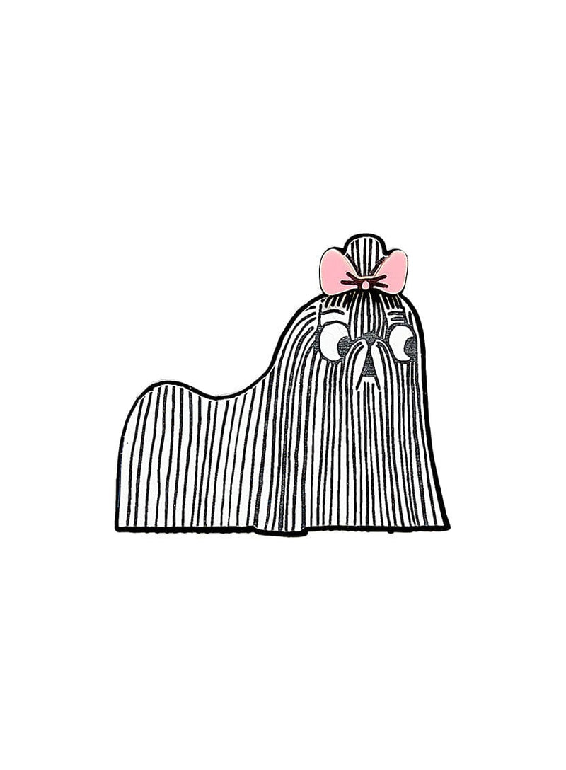 Tatty Devine x Gemma Correll Hairy Dog Brooch