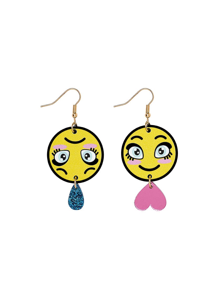 Tatty Devine x Rachel Maclean HAPPY ꓷⱯS Earrings