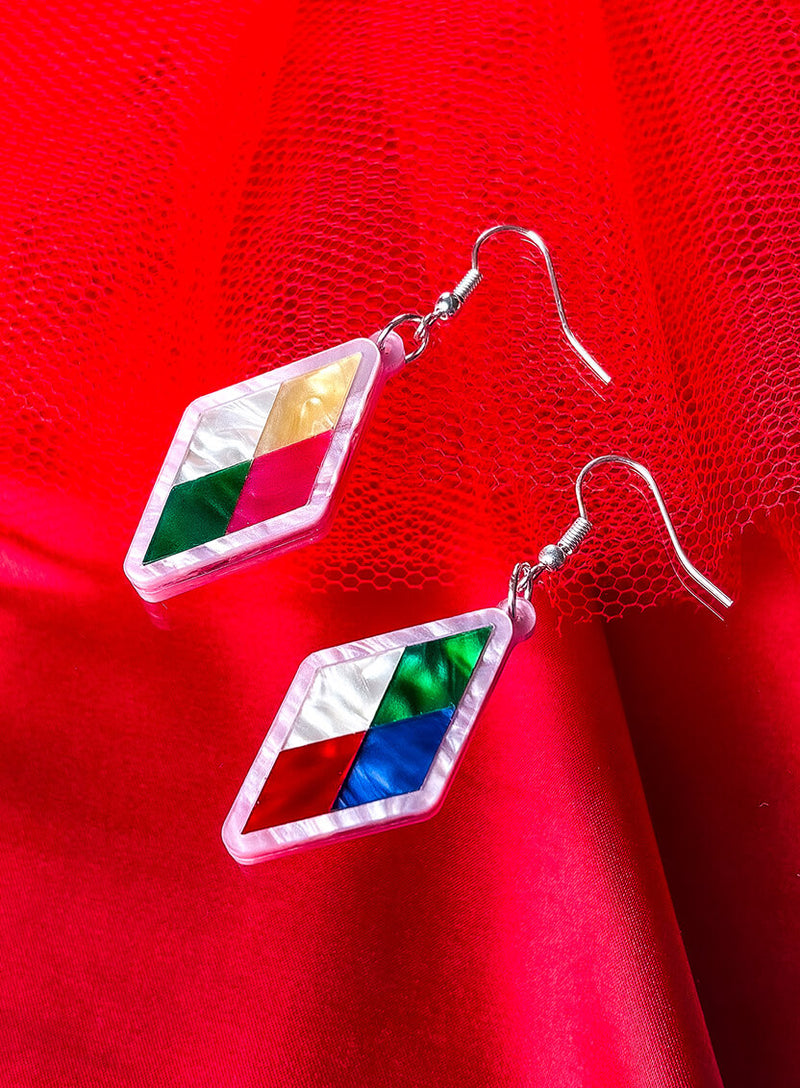 Harlequin Earrings by Tatty Devine
