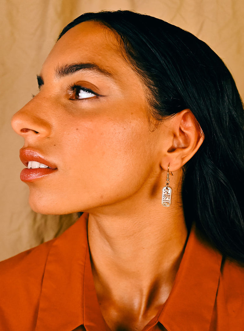 Hieroglyph Earrings