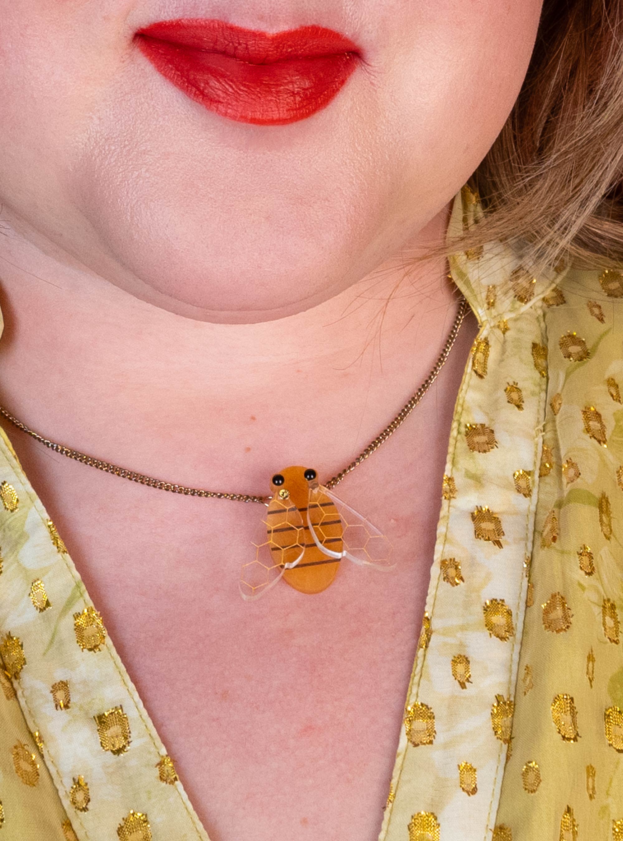 Tatty Devine Honey Bee Necklace
