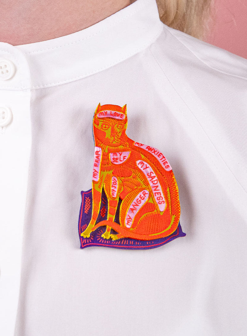 Inner Cat Brooch