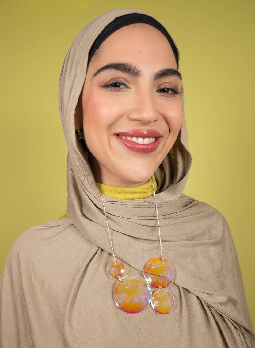 Iridescent Acrylic Bubbles Necklace by Tatty Devine