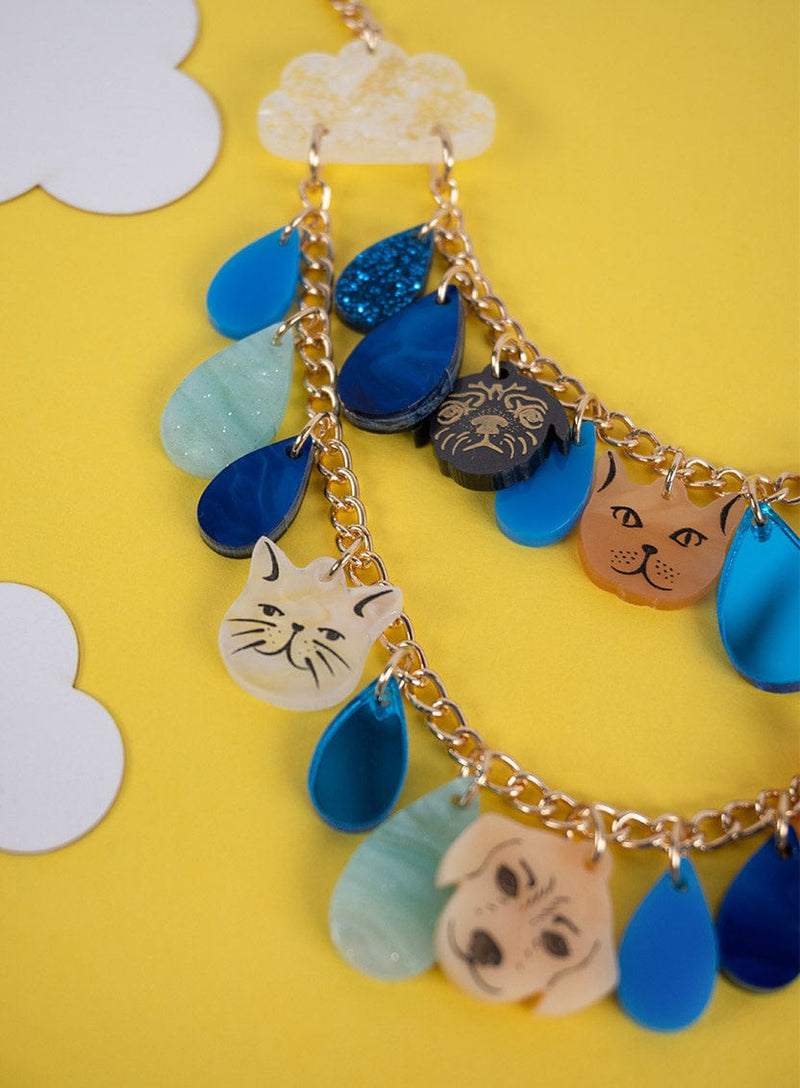 Tatty Devine It's Raining Cats and Dogs Necklace