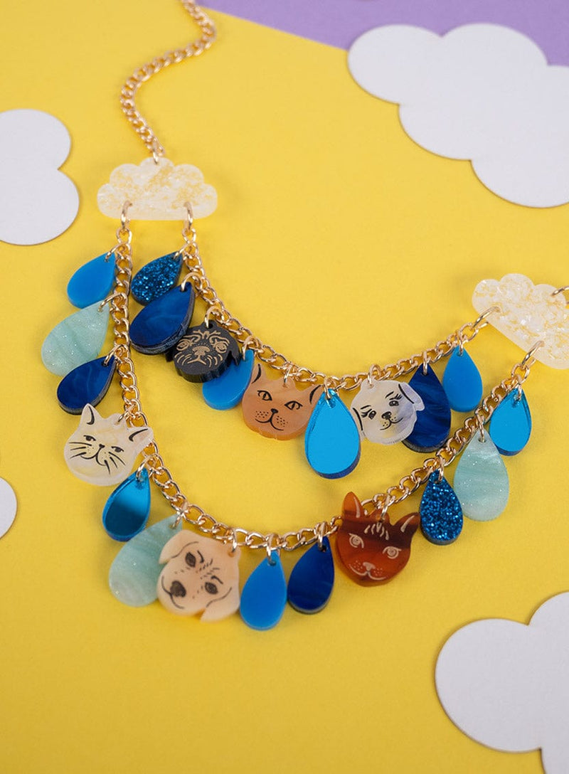 Tatty Devine It's Raining Cats and Dogs Necklace