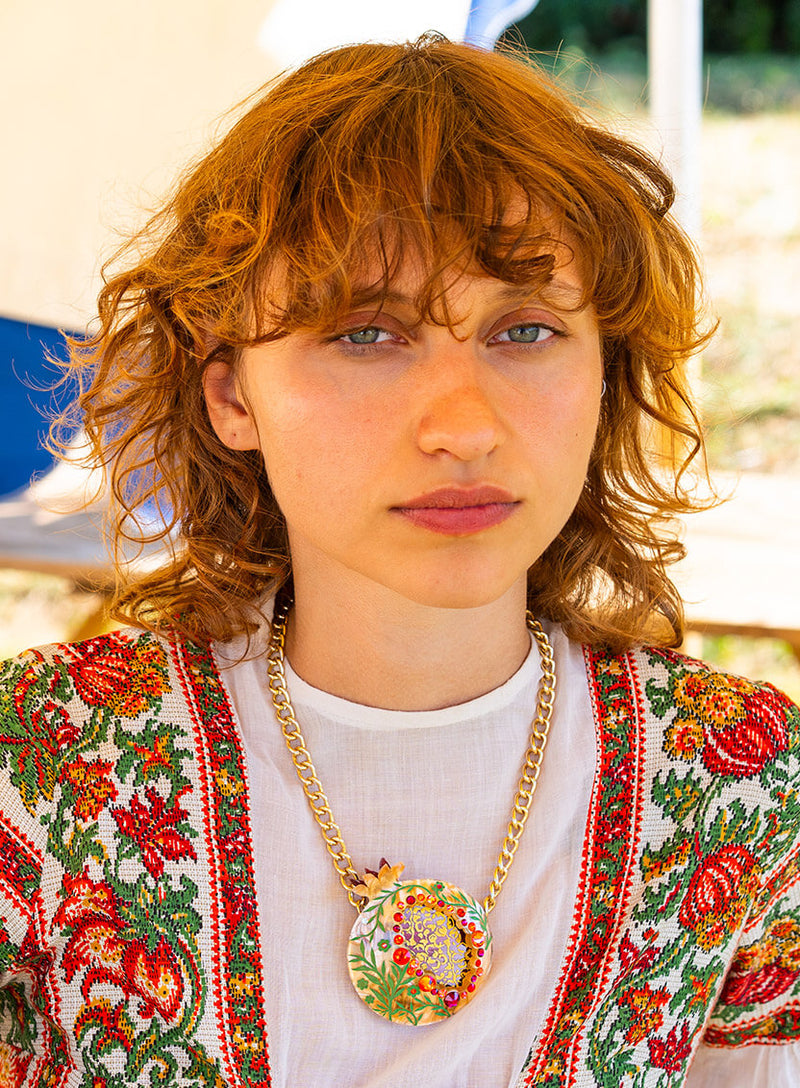 Jewelled Pomegranate Necklace