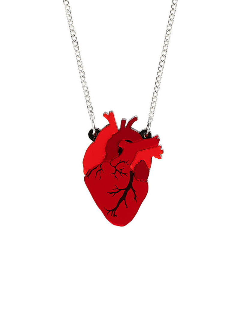 Mini Anatomical Heart Necklace