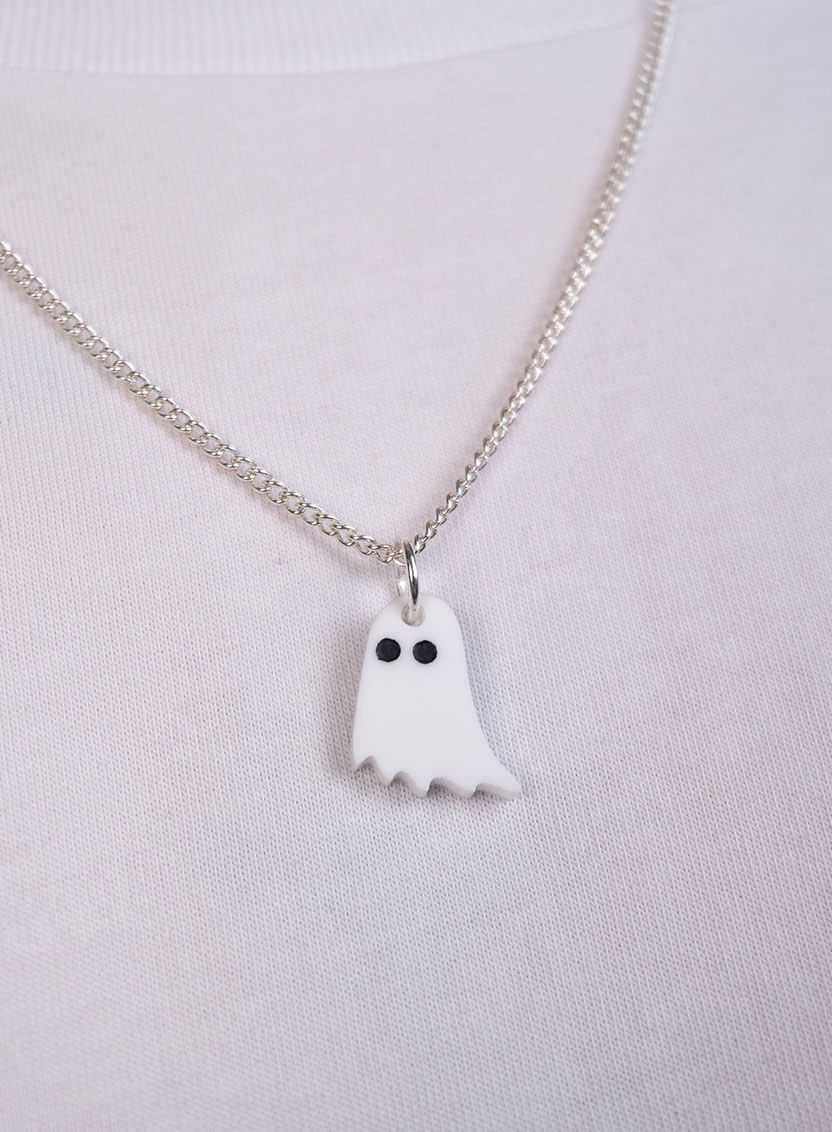 Mini Ghost Pendant - Recycled