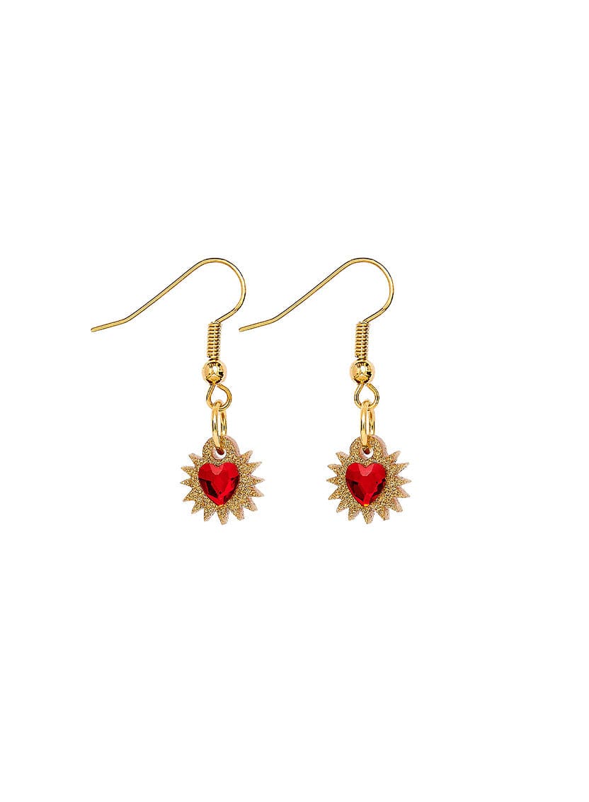 Mini Immaculate Heart Earrings
