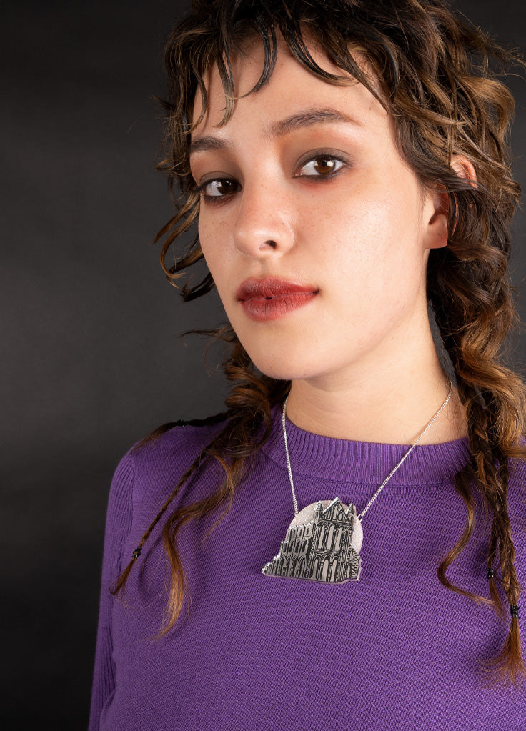 Whitby Abbey Necklace Halloween