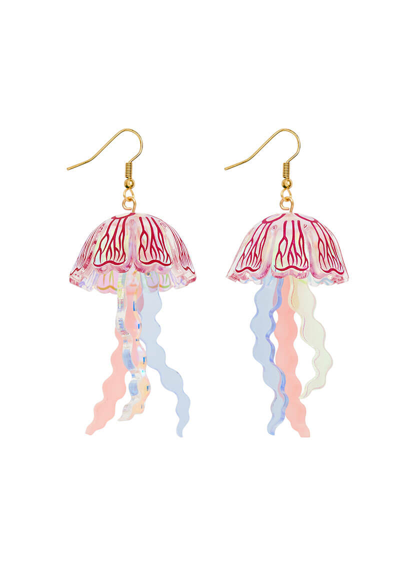 Moon Jellyfish Earrings
